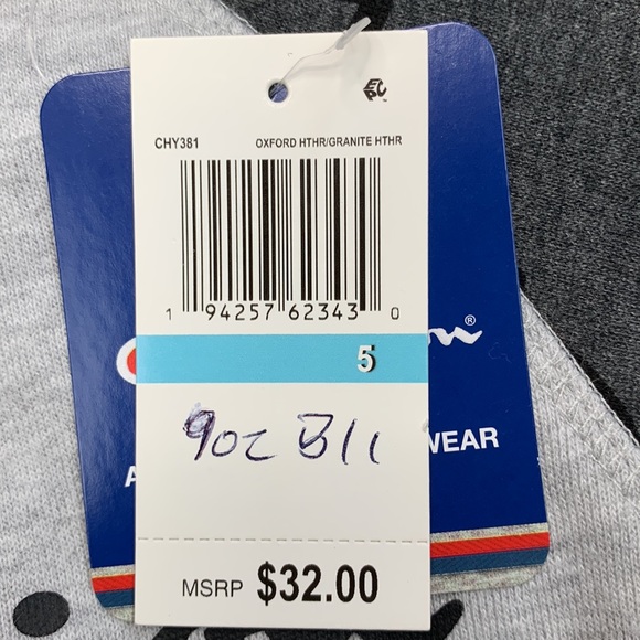 CHAMPION Little Boys Diagonal Script Raglan Fleece Hoodie Size 5 - Picture 3 of 10